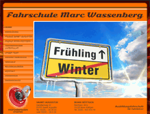 Tablet Screenshot of fahrschule-wassenberg.de